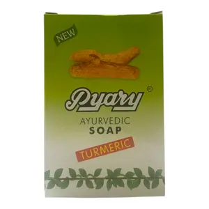Pyary Ayurvedic Turmeric Soap – Natural Herbal Soap for Clear, Fresh & Healthy Skin (75g)