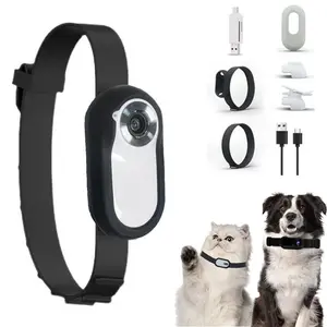 Portable Pet Camera, 1 Box USB Rechargeable Pet Camera with Magnetic Clip, Pet Collar Camera, Pet Supplies for Outdoor Travel