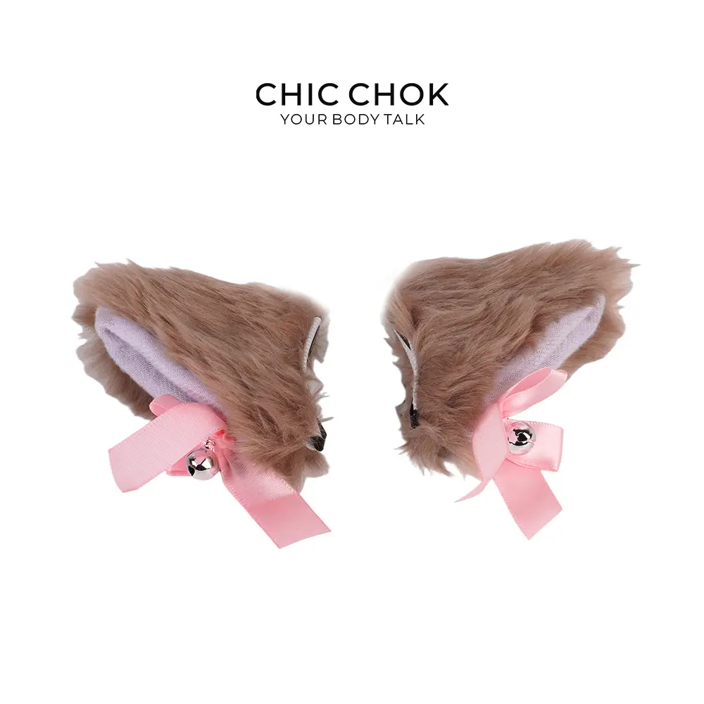 CHICCHOK Fluffy Fuzzy Hair Pin - Soft, Lightweight Flat Claw Clip with Pink Bow, Dragonfly Accent for Comfortable Ponytail Styling, Fuzzy Hair Clip