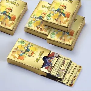 Premium Golden VMAX GX Trading Card Bundle – 55PCS Collector Edition