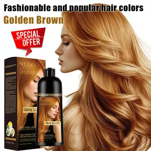 Golden brown 3-1 Hair Dye Shampoo, blonde brown Herbal Ingredients Golden-brown Hair Color Shampoo for Gray Hair Instant Hair Dye Shampoo for Men & Women-3 in 1 Color Shampoo for Dark Hair-Colors in Minutes-Long Lasting-Safe & Easy to Use. tiktokshopsprin