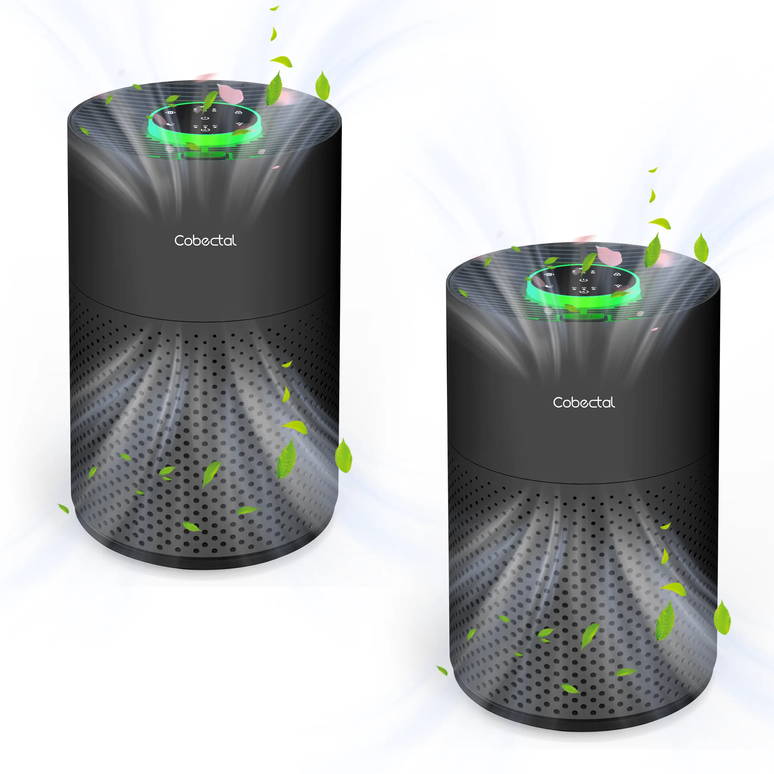 Cobectal 4000C Air Purifier - Household Accessories with Aromatherapy, Nightlight, Virus-Killing, Dust & Allergen Removal, Pet Odor Elimination, Silent Sleep Mode, 800 Sq Ft Coverage for Bedroom/Home Office, Limited Stock,dorm essentials,home essentials t