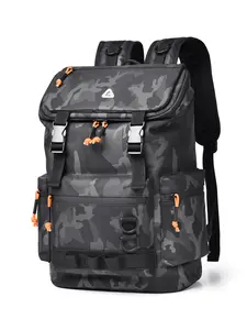Classic Vintage Camo Backpack, Unisex Large Capacity Zipper Lock Anti-Theft Design, Adjustable Straps, Casual Style for School Work Shopping Outdoor Travel, Casual Daypack, Camouflage Backpack