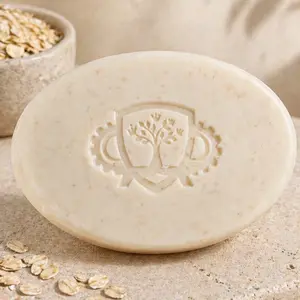 Sorelune-Colloidal Oatmeal Body Cleansing Bar with Castor Oil Sodium PCA & Vitamin E for Soft Comfortable Skin Care pH Balance Plant Wash Vegan Luxe Hand shea butter soap