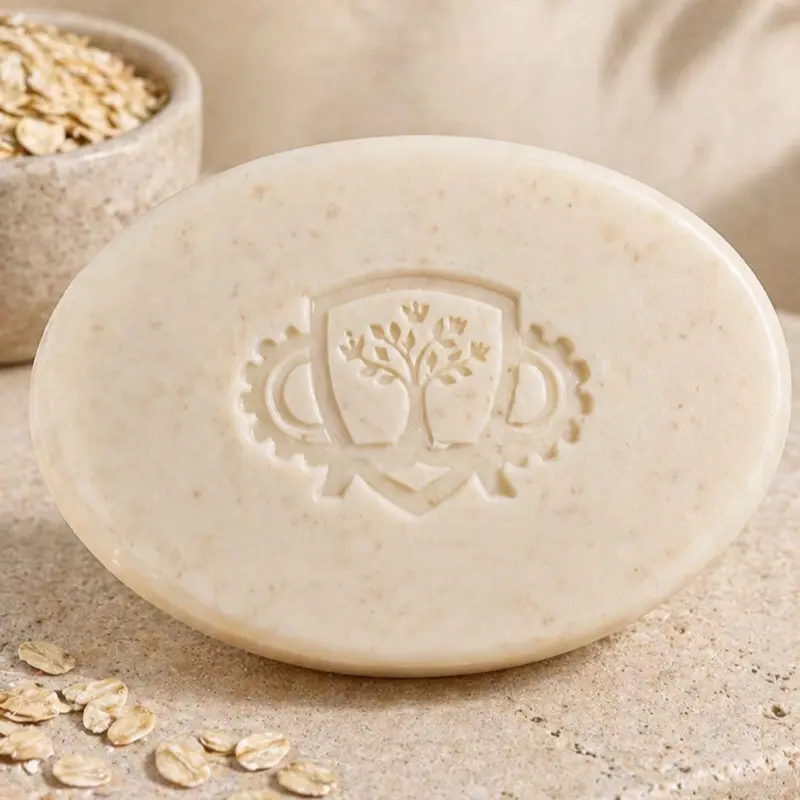 Sorelune-Colloidal Oatmeal Body Cleansing Bar with Castor Oil Sodium PCA & Vitamin E for Soft Comfortable Skin Care pH Balance Plant Wash Vegan Luxe Hand shea butter soap