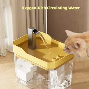 Simple Pet Water Fountain with circulating fresh water design, ensuring your pet always has access to clean and healthy drinking water.