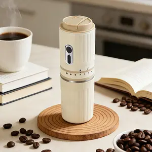 Portable Coffee Maker, All-in-one Pour Over Coffee Maker, Camping Coffee Makers Travel Mini Coffee Maker, Portable Travel Coffee Maker with Grinder, Personal Cordless Travel Coffee Maker for Car, Camping, and Home, Coffee Machines