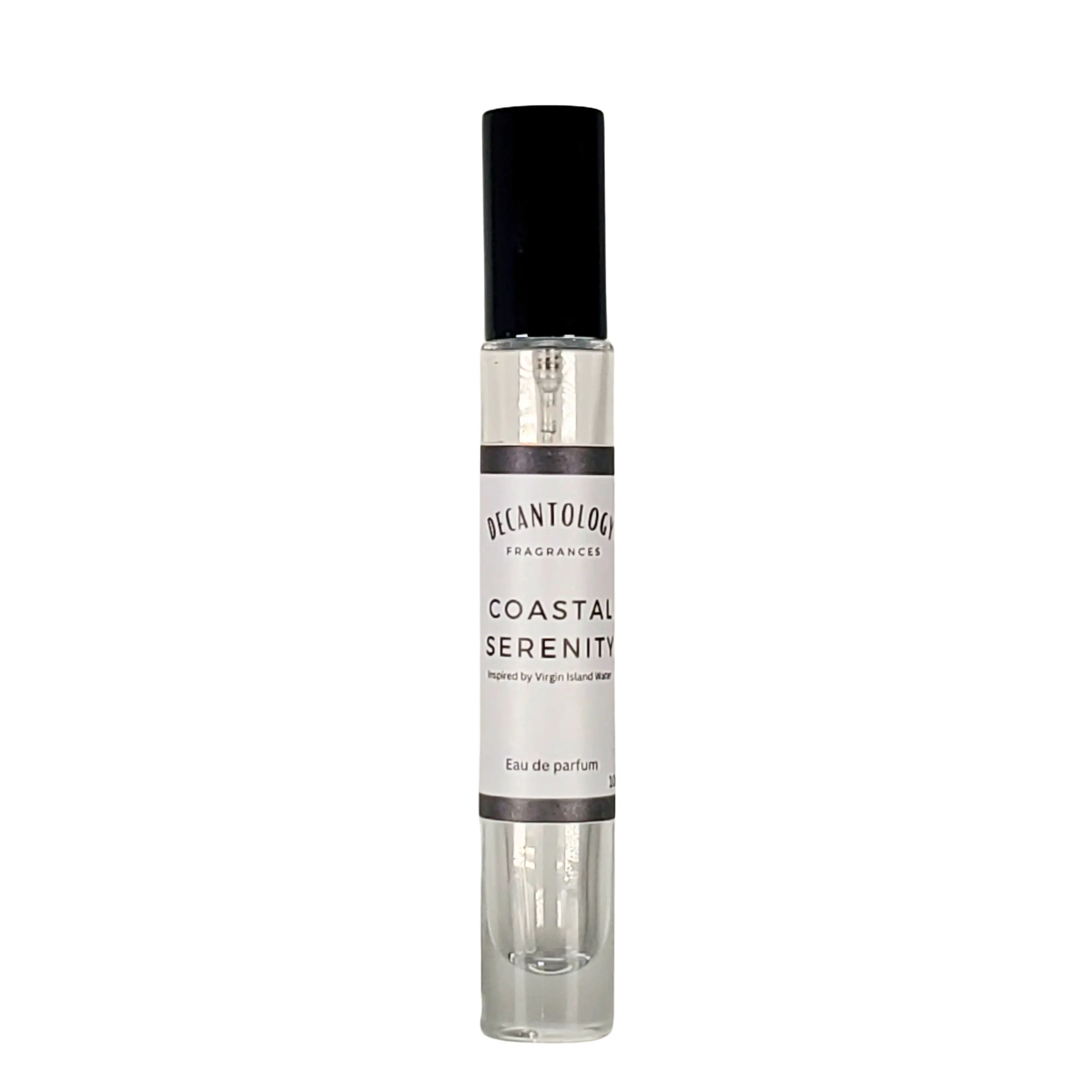 DECANTOLOGY Coastal Serenity 10ml Eau de Parfum Inspired by Virgin Island Water with Hibiscus Ylang-Ylang Jasmine Notes