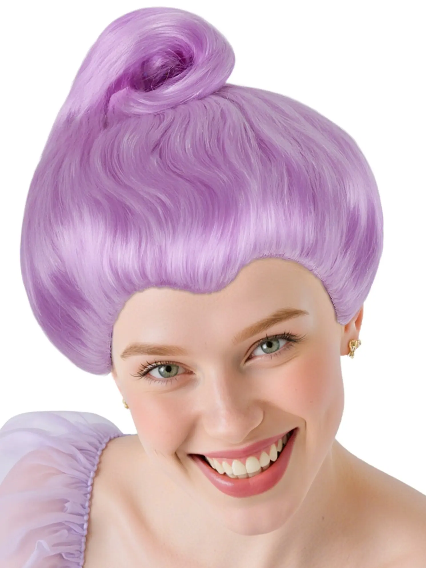Light Godmother Cosplay Wig, Straight Synthetic Wig, Fairy Godmother Costume Accessory, Perfect for Halloween & Christmas Theme Parties, Synthetic Hair Wig