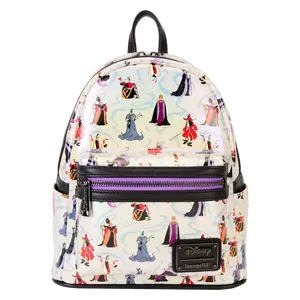 Disney Villains Iridescent All-Over Print Mini Backpack