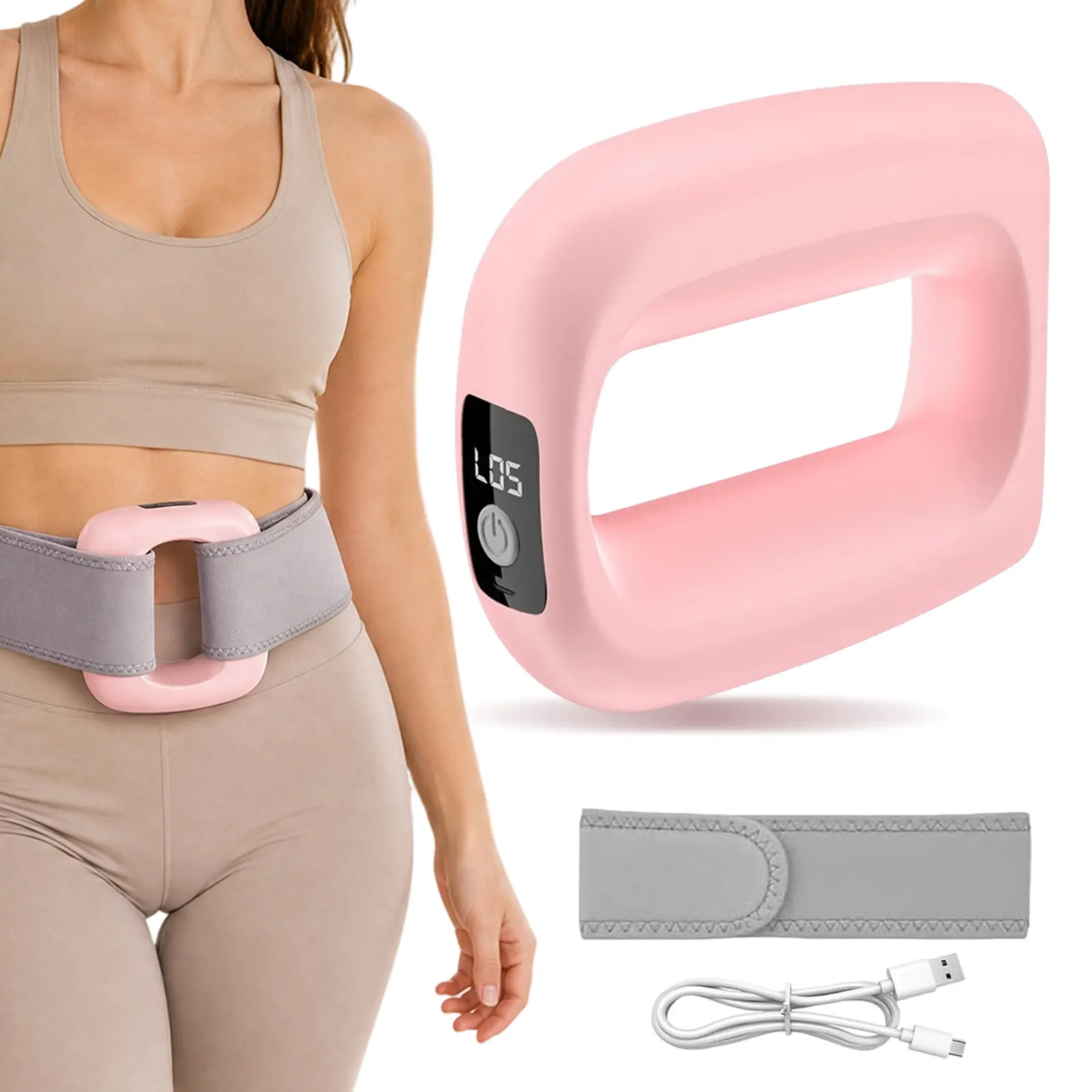 Cordless Massager Ring for Whole Body - 5 Speed Levels, Neck & Shoulder Muscle Relief, Portable Deep Tissue Percussive Massager for Relaxation, Fitness-Focused Gift for Men & Women