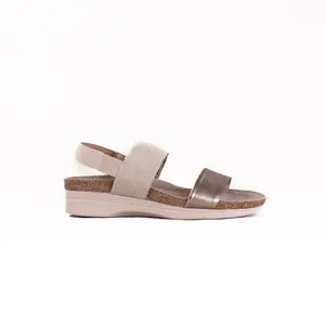 Drew Maeve Sandal (Women's) - Natural Metallic Combo