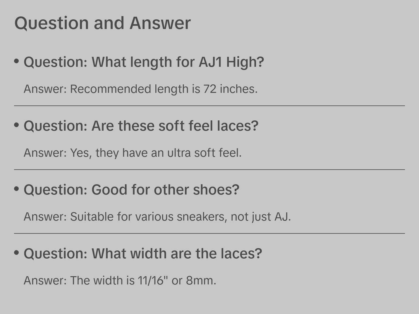 Royal Blue Jordan 1 Replacement Shoelaces