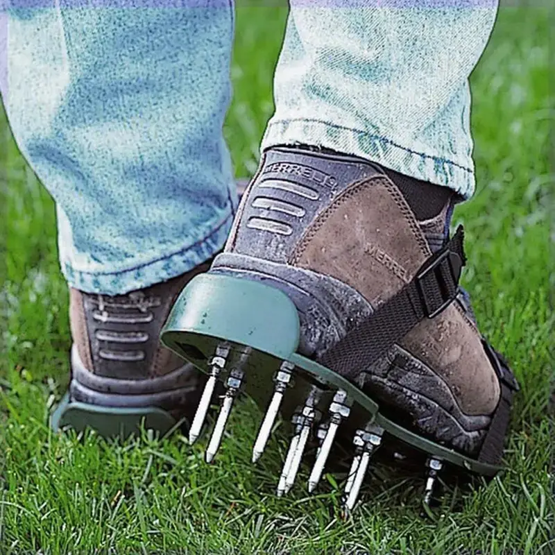 Garden Inflatable Shoes for Lawn Care, Ergonomic Self-Leveling Epoxy Resin Tools, Outdoor Grass Planting Accessories