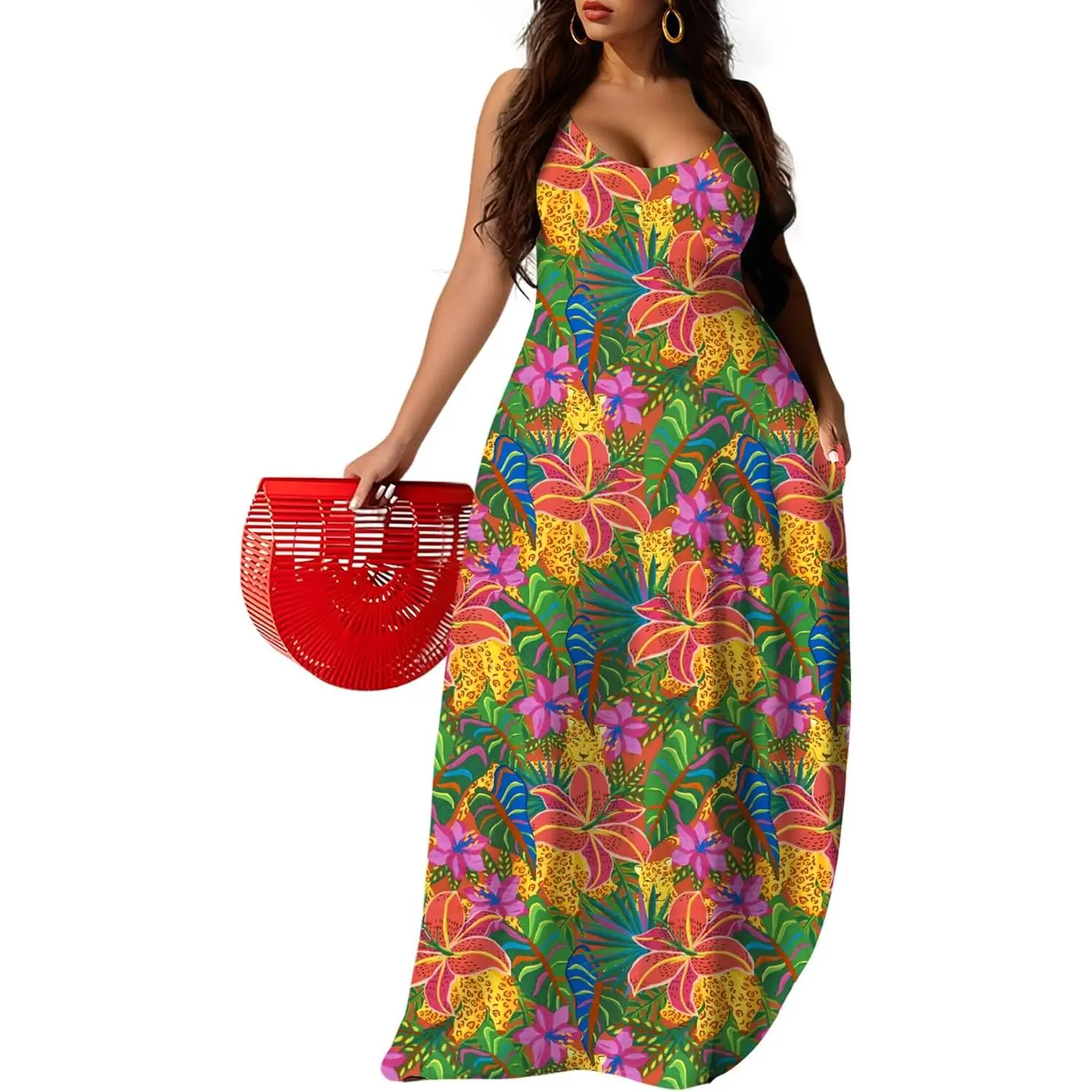 princess polly baby blue dress Shop Our Plus Size Boho Floral Maxi Dress Collection main image 0