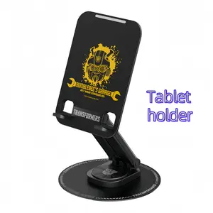 Transformers foldable mobile phone and tablet holder creative design, small and exquisite, very convenient to carry Black Electronics Accessories Cellphone Smartphone