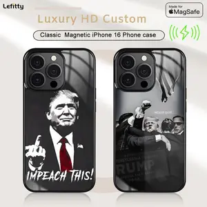 Funny D-Donald T-TrumpS Phone Case For iPhone 16 15 14 13 12 11 Pro Max Plus Mini Magnetic Magsafe Wireless Charging Cover Protector Screen Protector