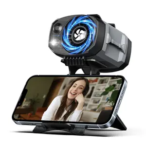 Lentorgi Waist Fan, Portable Clip Fan  on Waistband, 4 Adjustable Speeds, Rechargeable Max.16H Battery Life, 9000RPM, Hands Free Belt Neck Fan for Outdoor, Jobsite, Gardening