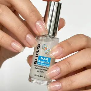 ELL LOUREL Strengthens Keratin Nail Hardener, No-Bake Natural Drying, Brightens Nail Shine, Makes Nails Stronger, Suitable for All Kinds of Holiday Gifts