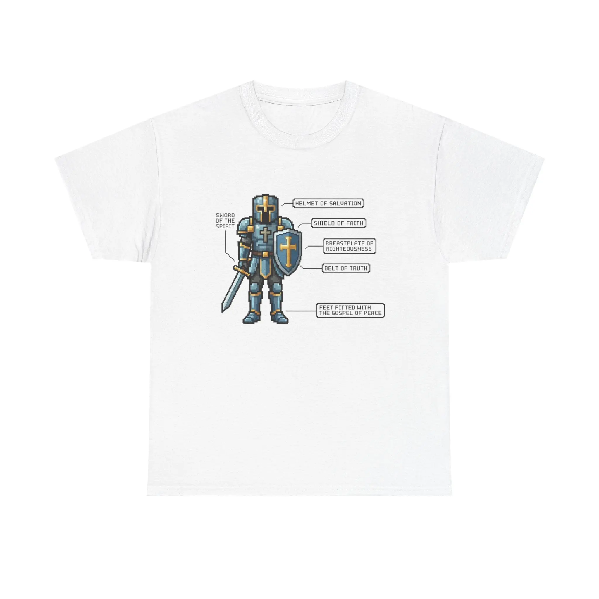 Armor of God Ephesians 6:10 Tee | Christian Scripture Faith Shirt