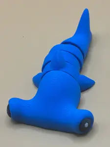 Swimmingly Cute Blue Hammerhead Shark Magnet