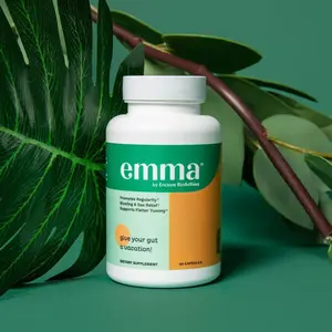 Emma by Enclave Natural Dietary Digestive Support Supplement - 1 Bottle - 60 Count - Aids Nutrient Absorption