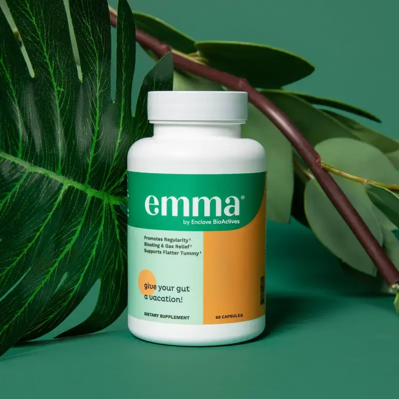 Emma by Enclave Natural Dietary Digestive Support Supplement - 1 Bottle - 60 Count - Aids Nutrient Absorption