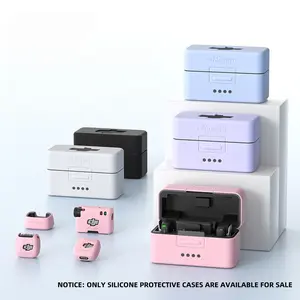 Colorful Silicone Protective Case for Dji Mic Mini, Full Protection Against Drops and Scratches, Precision Cutouts and Smooth Touch, Multiple Color Selections for Stylish Device Protection, Accessories