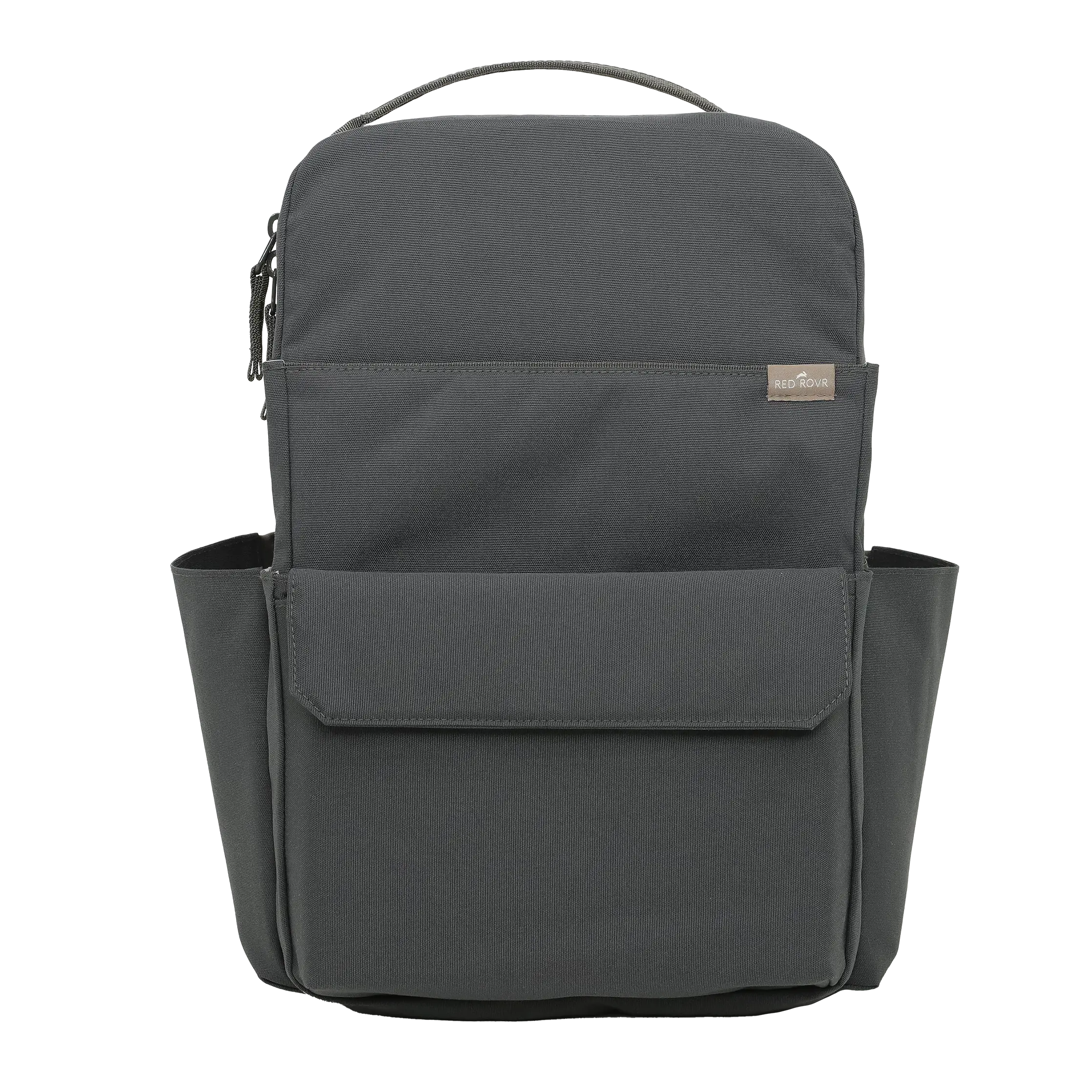 Casual Backpack Diaper Bag, Lightweight Polyester Multi-Pocket Organizer for Parents, Includes Changing Pad - Charcoal