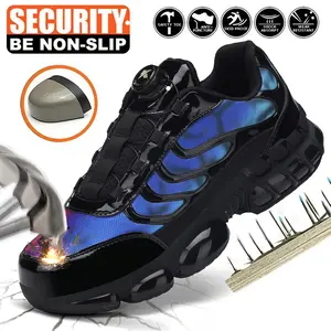 Steel Toe Shoes for Women Men Wide Non Slip Composite Work Sneakers Indestructible Comfortable Safety Tennis Shoes Lightweight Breathable Construction Sneakers