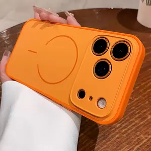 Official Skin-Feel Phone Case Premium Dual-Layer Pc+Tpu Construction Hard Outer Shell For Impact Resistance Soft Inner Layer For Shock Absorption, Ultimate All-Round Protection For iPhone 17 16 15 14 13 12