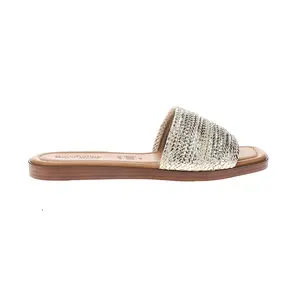 Seychelles Womens Palms Perfection Slide Casual Sandals Casual - Gold