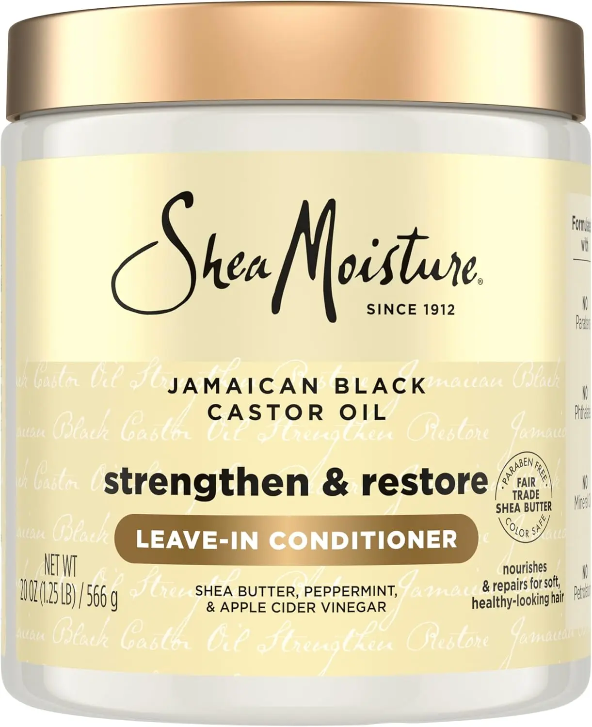 SheaMoisture Jamaican Black Castor Oil Leave-In Conditioner 20 oz | Strengthen & Restore