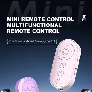 1pcs Wireless TikTok Live Control Remote - Multi-Function BLE Shutter for Smartphones, Type-C Rechargeable Battery, Compatible with iOS/Android (Supports Video Scrolling/Likes/Photo Shooting & Focus Adjustment Live Streaming Accessory