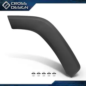 CROSSDESIGN Rear Right Door Arch Fender Flares Molding Trim, Automotive Car Accessory for 19-22 Toyota RAV4, Vehicle Body Kit Accessories
