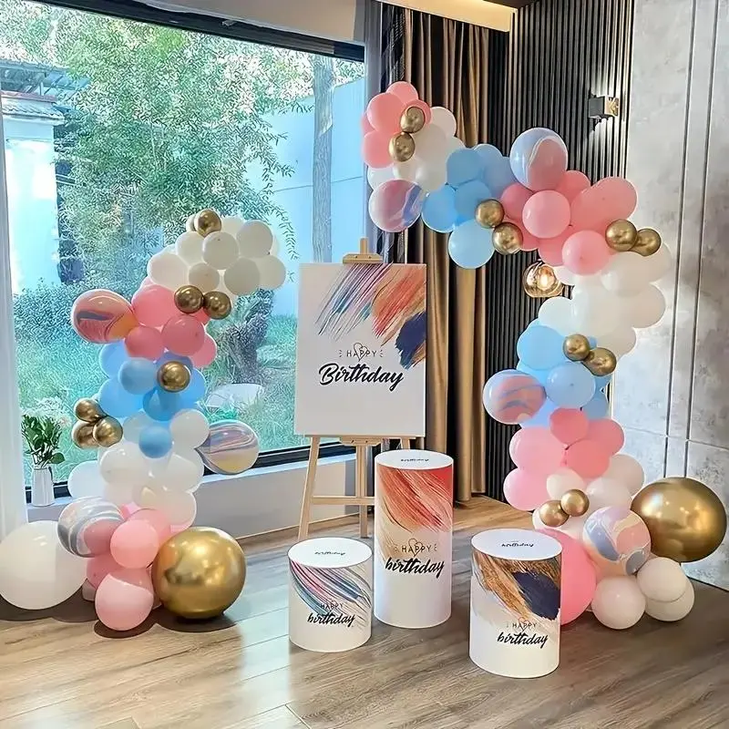 Reusable 8.2ft Flexible Balloon Arch Stand Kit, Perfect for Weddings, Parties & Events, Easy Setup, Durable Design, Balloon Garland, Balloon Arch Frame, Balloon Party Supplies