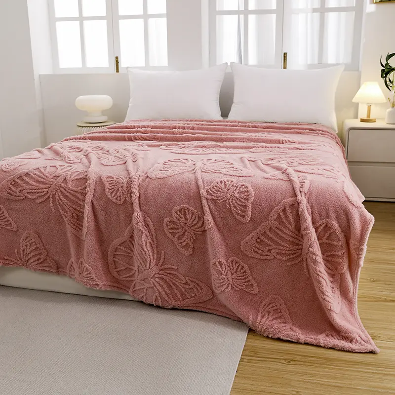 Lightweight Throw Blanket, Cozy Throw Blankets with Rolled Edges - Butterfly Print Design for Outdoor Camping, Beach Picnic, Sofa Lounging - Soft Cozy Butterfly Pattern Blanket - Breathable-Machine washable - Summer Blanket
