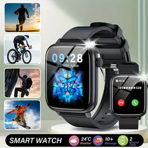 The smart sports watch features a full touch screen and multiple functions, allowing users to make and receive calls, receive message notifications, and more, making it very suitable for everyone to use.Suitable for Android and iOS systems