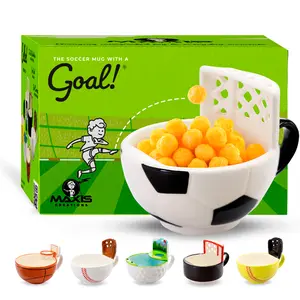 The Soccer Mug with a Goal! Ball Shaped Cup