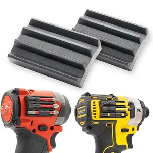Magnetic Bit Holder for Impact Drivers and Drills, Super Strong Adhesive Tool Accessory Compatible with Dewalt, Makita, Klein, Bosch, Milwaukee
