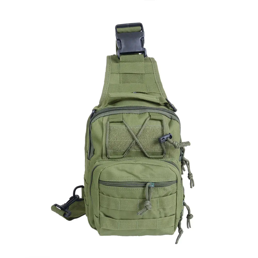 Small saddle bag Army Fan Tactical Burger Chest Bag Small Gannet camouflage multi-functional outdoor leisure cycling mountain camping shoulder bag
