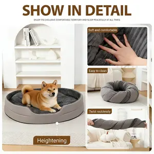 Cloud-Soft Orthopedic Sofa: Thick Foam & Washable Cover for Big Dogs aesthetic pet products mud mat luxury dogbed lesure bed accesorios paramascotas cheer pals