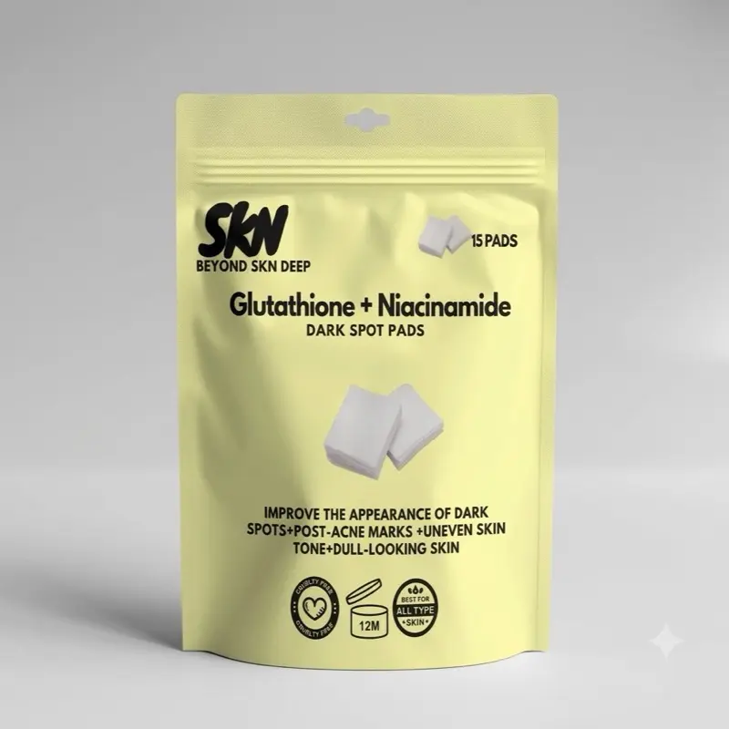 Serum Glutathione-Niacinamide Dark Spot Pads, 15ct, Skincare Tool for Blemish Correction