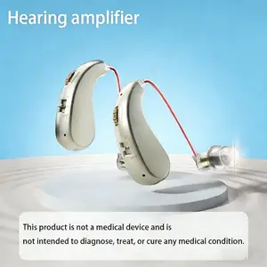 Rechargeable Hearing Aids with Noise Reduction, In-Ear Amplifier Earphones for Adults,