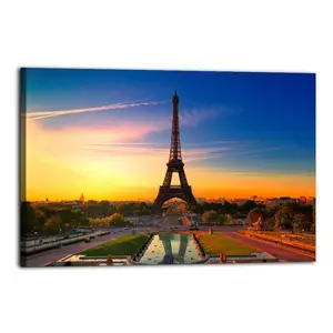 Scenic Poster  Paris  Tower Poster Decorative Painting Canvas Wall Art Picture Print Modern Family Bedroom Decor