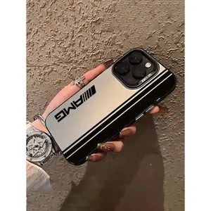 Slogan Luxury AMG Phone Case Compatible With Apple 16, 15, 14, 13, 12, 11 Pro Max, X, XR, XS Max, 8, 7 Plus, With Shock-Resistant Matte Back