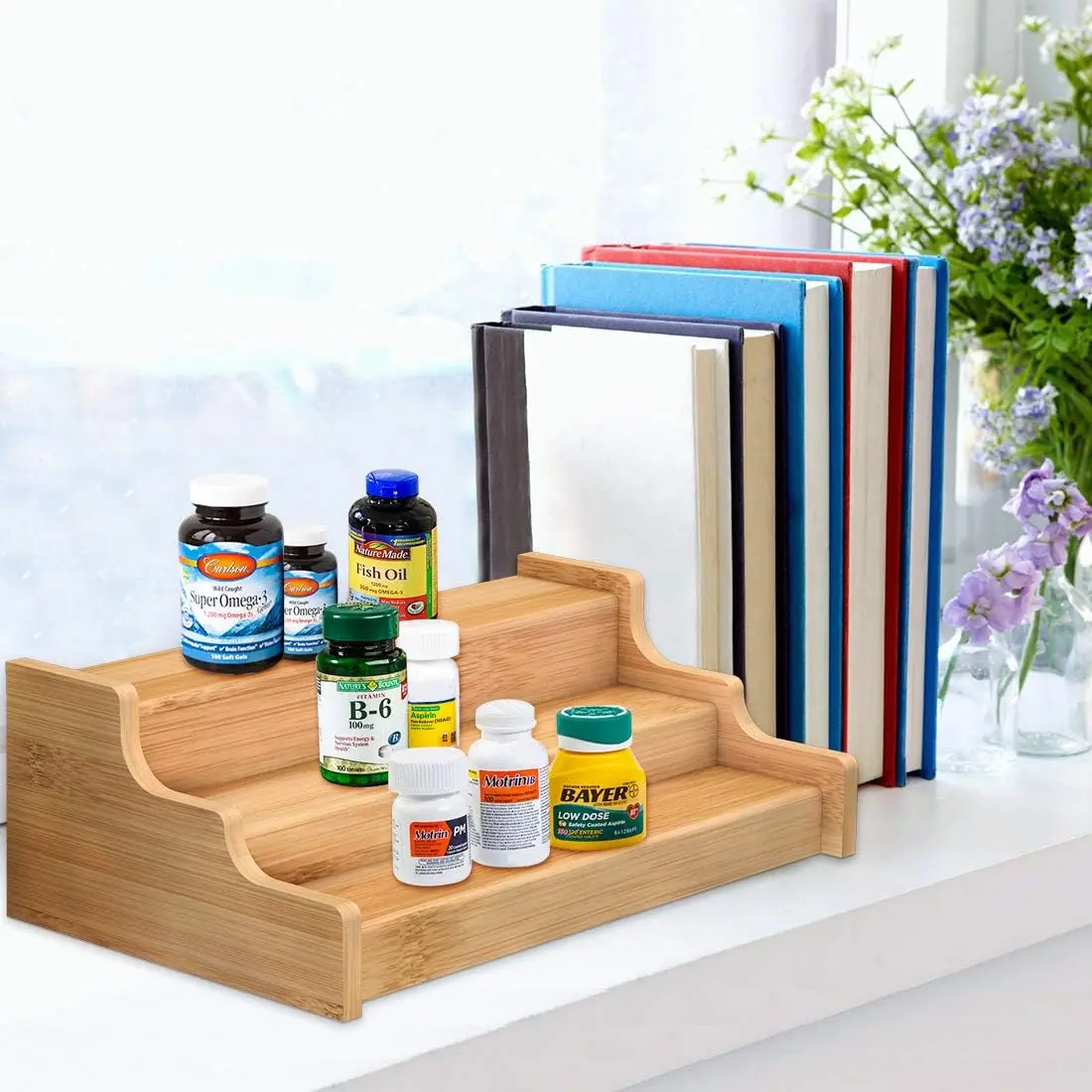 Spice Rack Kitchen Cabinet Organizer- 3 Tier