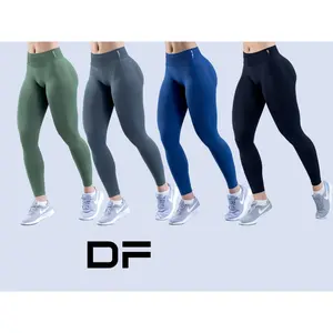 Impact Leggings Women Seamless Yoga Legging Scrunch Bum Gym Legging Workout Yoga Pants Low Waistband Sports Tights