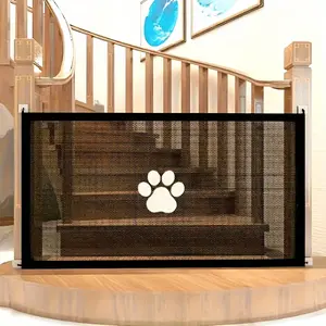 Single-piece retractable pet fence, Animal Barrier Fence, Durable Exercise Puppy Playpen (suitable for cats and dogs)