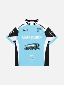 Aelfric Eden Contrast Color Blocking Football Jersey